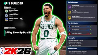 Best JAYSON TATUM Build in NBA 2K26
