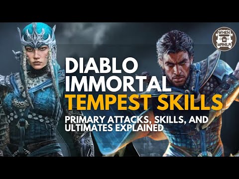 Diablo Immortal's Newest Class: Tempest Skills