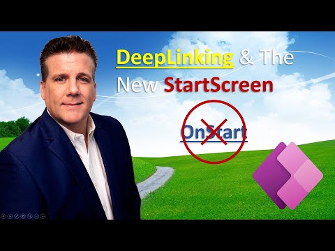 StartScreen Deep Linking - Power Apps Canvas