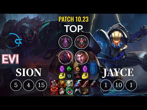 DFM Evi Sion vs Jayce Top - KR Patch 10.23