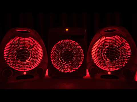 😴 Triple Fan Heater Sounds with Extra Deep Box Fan Noise to Sleep Easily and Reduce Stress