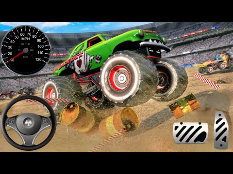 Monster Truck Derby Stunt - Extreme Car Crash Racing 3D - Android Gameplay