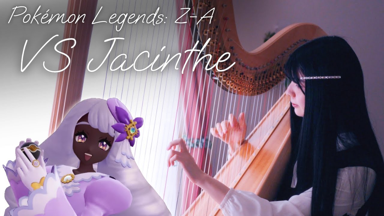 ハープで戦闘！ユカリ（ポケモンZA) :Jacinthe Battle Theme Pokémon Legends: Z-A(Harp Cover)