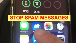 How to STOP spam text messages on iPhone