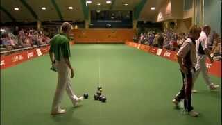 Lawn Bowls: World Cup 2011  Mens Semifinal G Archer Vs Ian Merrien