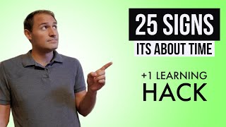 how to sign TIME in American Sign Language | 100 Basic Signs You Need to Know (Part 3) | ASL BASICS