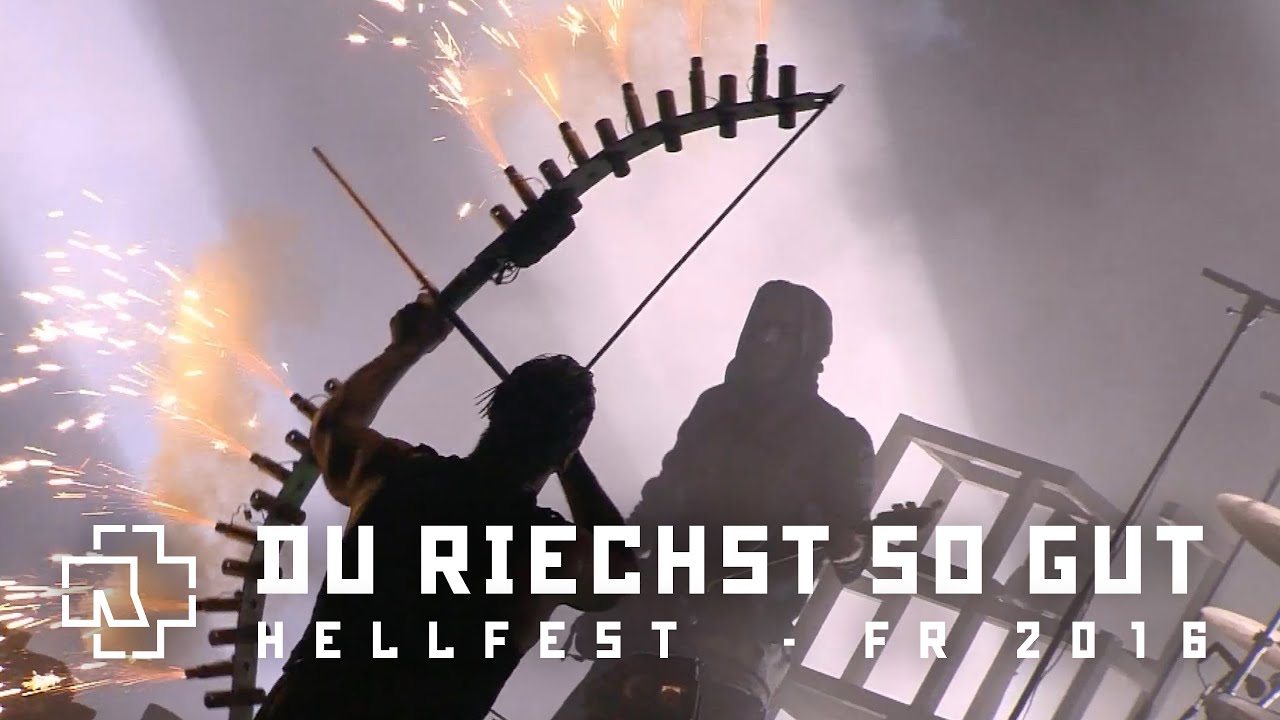 Rammstein - Du Riechst So Gut (Live at Hellfest 2016) - YouTube