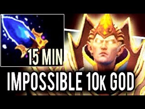 WTF 15 min Scepter Impossible Godlike Invoker Boss by Abed ► God Mode ON! 10k MMR Dota 2