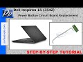 Dell Inspiron 15 3542 3543 Power Button Circuit Board Video Tutorial Teardown