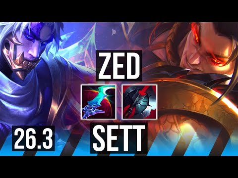 ZED vs SETT (MID) | KR Diamond | 26.3