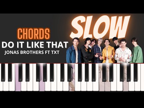 "Learn 'Do It Like That' Chords (TXT & Jonas Brothers) | Slow-Motion Tutorial"