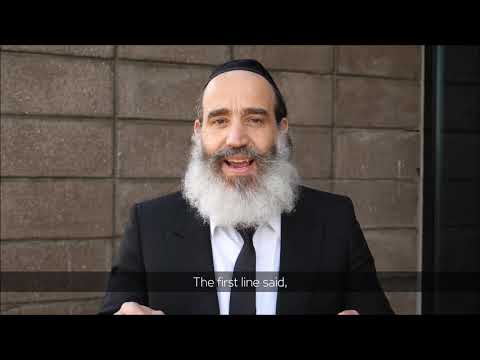 Rabbi Fanger - Three sentences to deal with anger