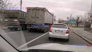 Причиной гигантских пробок в Николаеве стала безответственность дорожных служб