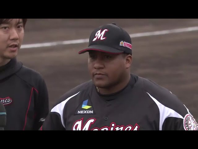 マリーンズ・デスパイネ選手ヒーローインタビュー 2016/5/26 F-M
