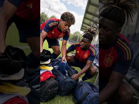 Lamine Va A Entrenar En Chanclas 🩴😂 #lamineyamal #nicowilliams #españa #españa #viral
