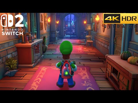 Luigi's Mansion 2 HD (Switch 2) 4K HDR Gameplay - (Full Game)