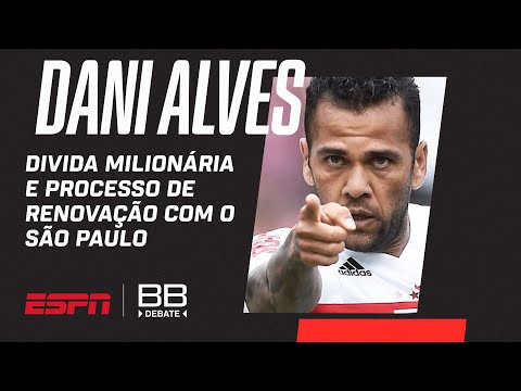 SÃO PAULO TEM DÍVIDA MILIONÁRIA COM DANIEL ALVES; RENOVAÇÃO VIRA DEBATE