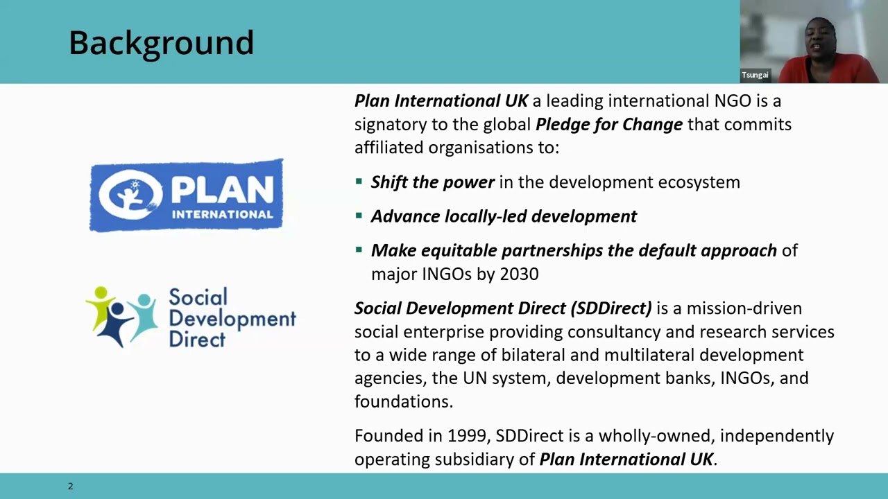 Building equitable partnerships: tools to shift power in development