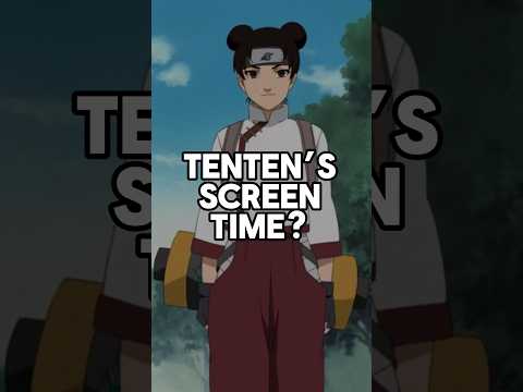 Things with More Screen Time than Tenten | Naruto #anime #shorts