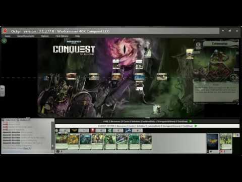 40K Conquest on OCTGN - Illuminor Szeras vs Anrakyr