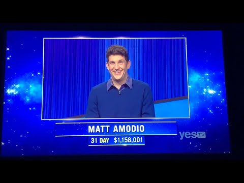 Jeopardy, intro - Matt Amodio DAY 32 (9/30/21)