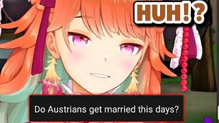 Kiara, Do Austrians Get Married This Days?