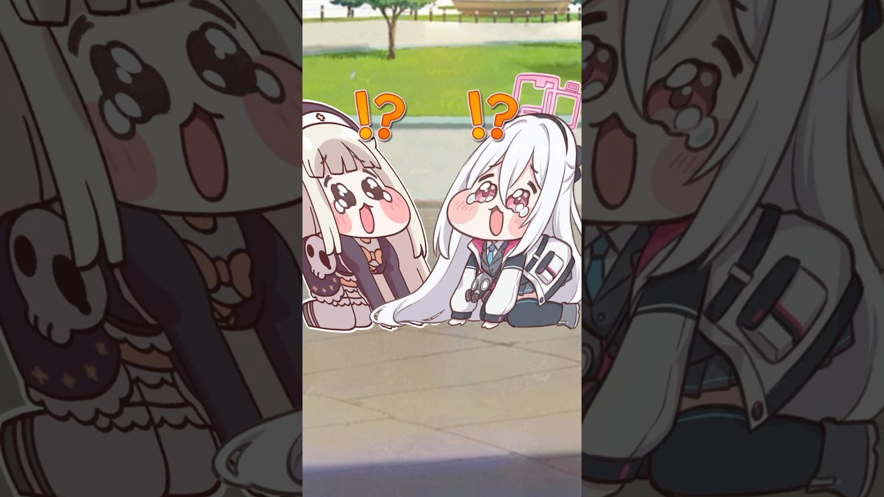 【ブルアカ×トリッカル】ケイちゃんへスピキからの贈り物 #shorts  #ブルーアーカイブ #ブルアカ #BlueArchive #ケイ #트릭컬 #trickcal