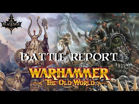 Dwarfen Mountain Holds vs Orc and Goblin Tribes | 2000pts Battle Report | Warhammer: The Old World