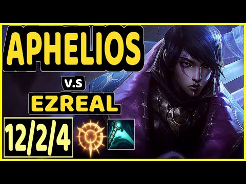 LUGER (APHELIOS) vs EZREAL - 12/2/4 KDA BOTTOM ADC GAMEPLAY - EUW Ranked GRANDMASTER