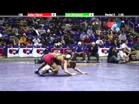 Junior 126 - Julian Flores (Titan Mercury Wrestling Club) vs. Trae Blackwell (Union County)