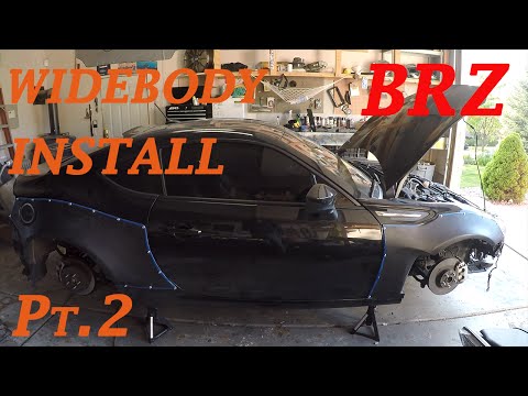 How To Install Rocket Bunny Kit : Widebody BRZ Pt.2