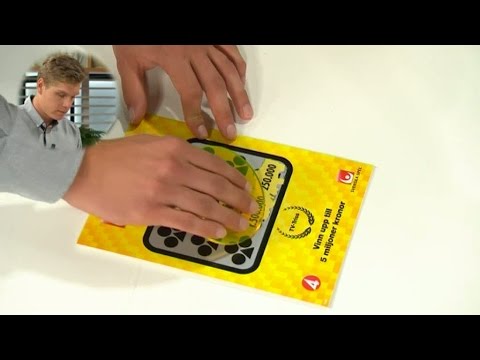 Niklas Hall från Löttorp skrapar Triss - Nyhetsmorgon (TV4)