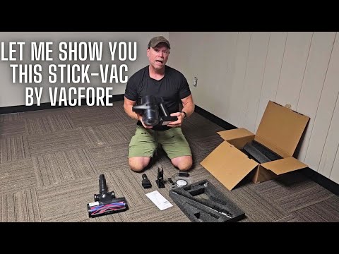 Vacuum Cleaners for Home,Cordless Vacuum Cleaner,Lightweight Stick Vacuum Cordless Rechargeable,Self-Standing Design,LED Touch Screen,Vacuum for Hardwood Floors,Carpet,Pet Hair(Mulberry Purple) video review thumbnail