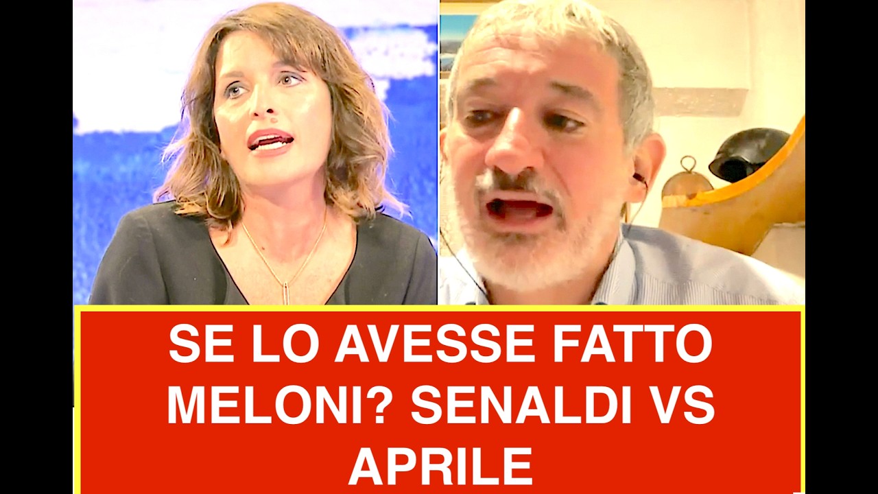 "SE LO AVESSE FATTO MELONI?" SENALDI SILENZIA MARIANNA APRILE