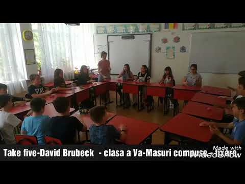 Take five - David Brubeck - masuri compuse  -  clasa a Va