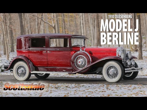 Scottsdale Auction 2020 | 1930 Duesenberg Model J Berline | Offered Without Reserve