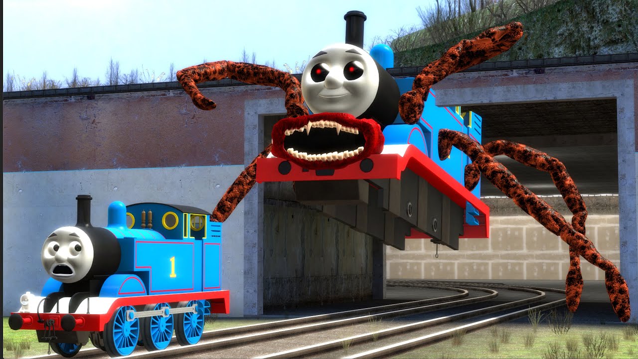 Building a Thomas Train Chased By Horror Thomas Thomas UNHINGED VERSION 3 in Garry's Mod