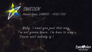 Hanna Ferm, LIAMOO - Hold you [Karaoke Version] Melfest 2019