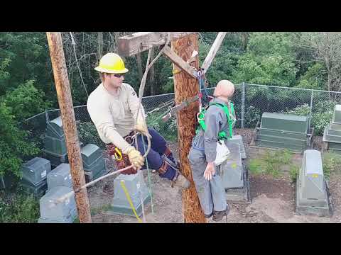 Pole Top Rescue Training
