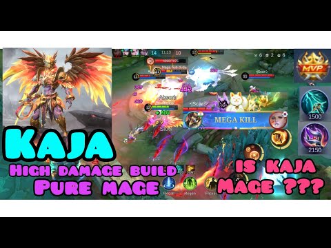 KAJA DAMAGE BUILD 2025 | PURE MAGIC BUILD | INSANE DAMAGE | MLBB #mobilelegends #mlbb #viral 