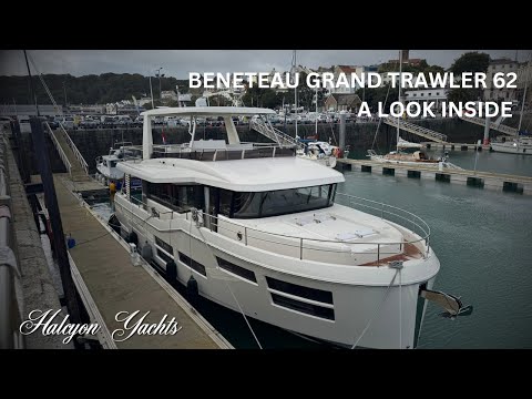 Beneteau Grand Trawler 62 - A Powerboat delivery from the Netherlands to Menorca. A Look inside!