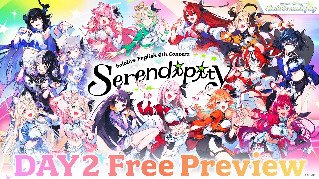 Miniature de la vidéo 【Day 2】hololive English 4th Concert -Serendipity-【Free Preview】 du film hololive English 4th Concert - Serendipity - Day 2