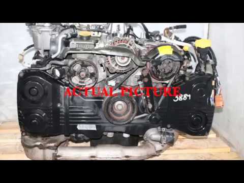 JDM 02-05 SUBARU WRX TD04 EJ20 TURBOCHARGE 2.0L DOHC ENGINE EJ205 SWAP: video still