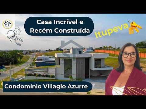 Casa à Venda ou para Alugar em Itupeva/SP no Condomínio Villagio Azurre