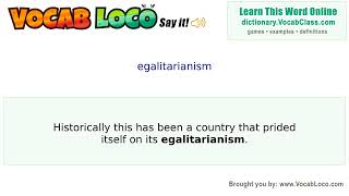 Video thumbnail for egalitarianism