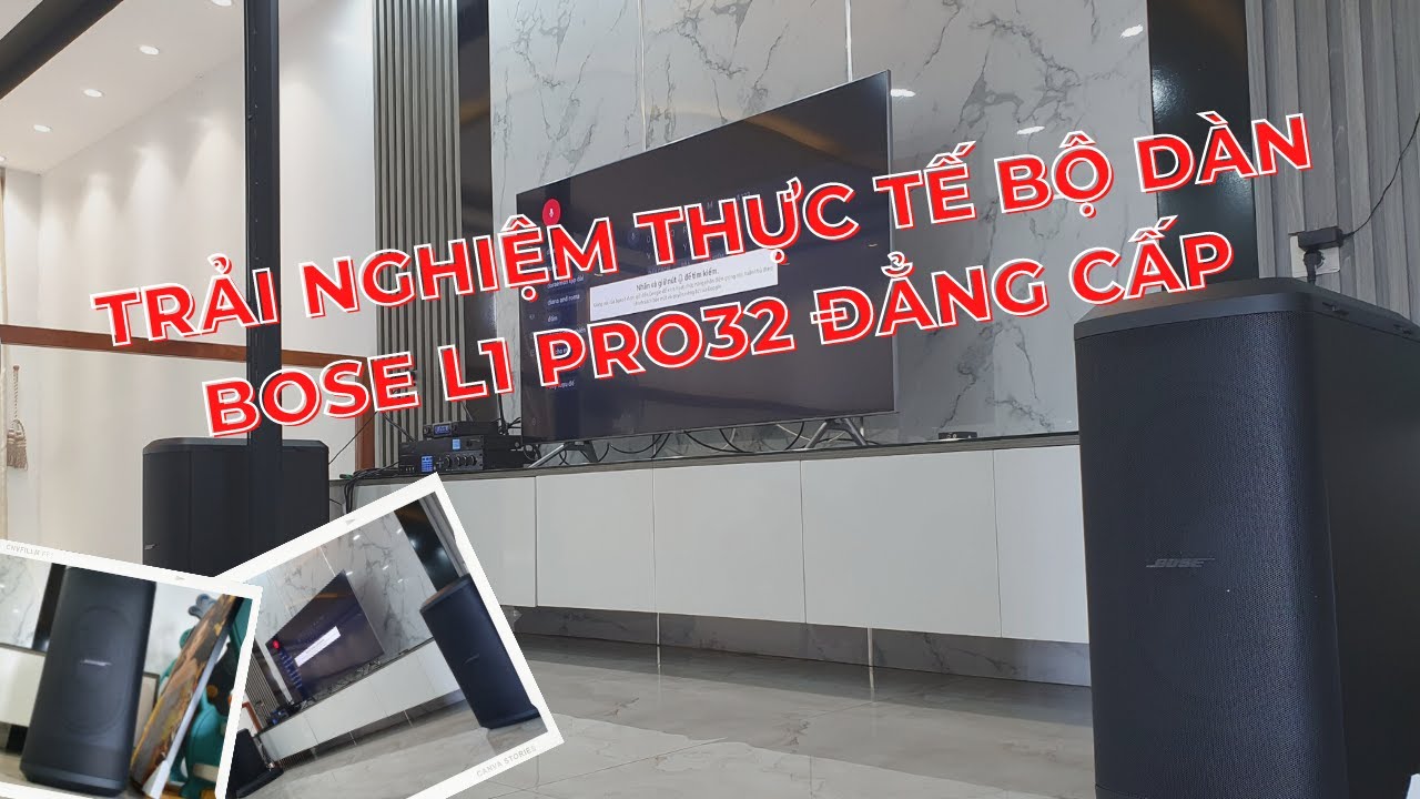 Dàn Karaoke Cao Cấp 2 Bose L1 Pro32 mixer ToneMatch T8S - Video 4