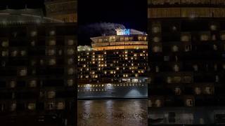 Beautiful View of Symphony of the Seas at Night!