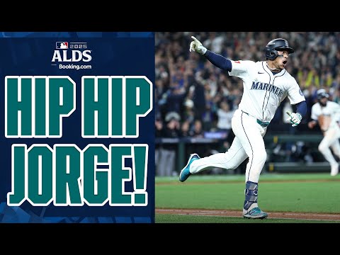 JORGE POLANCO WINS IT IN THE 15TH INNING! The Mariners are heading to the ALCS in 2025 🔱