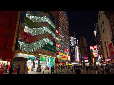 Night Walk in Tokyo Akihabara @ 5.7K 360° VR / Aug 2020