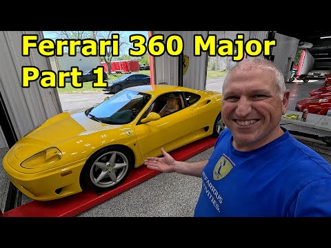 Ferrari 360 Major Service Part 1 - Step By Step Timing Belt Replacement